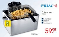 Promoties Friac frituurpan f500 ix - Friac - Geldig van 01/06/2024 tot 30/06/2024 bij Eldi