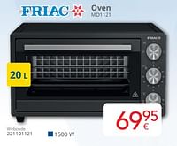 Promoties Friac oven mo1121 - Friac - Geldig van 01/06/2024 tot 30/06/2024 bij Eldi