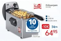 Promoties Fritel frituurpan fr1355 - Fritel - Geldig van 01/06/2024 tot 30/06/2024 bij Eldi