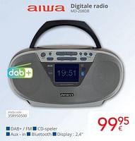 Promoties Aiwa digitale radio md-208db - Aiwa - Geldig van 01/06/2024 tot 30/06/2024 bij Eldi