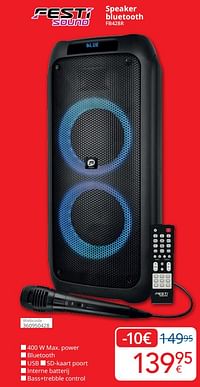 Festisound speaker bluetooth fb428r-FestiSound