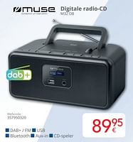 Promoties Muse digitale radio-cd m32 db - Muse - Geldig van 01/06/2024 tot 30/06/2024 bij Eldi