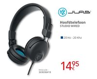 Jlab hoofdtelefoon studio wired-Jlab