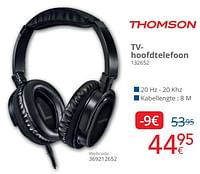 Promoties Thomson tvhoofdtelefoon 132652 - Thomson - Geldig van 01/06/2024 tot 30/06/2024 bij Eldi