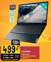 Promoties Lenovo notebook len-82r400m9mb - Lenovo - Geldig van 04/06/2024 tot 17/06/2024 bij Cora