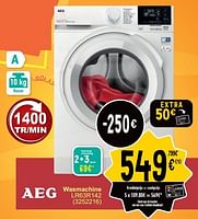 Promoties Aeg wasmachine lr63r142 - AEG - Geldig van 04/06/2024 tot 17/06/2024 bij Cora