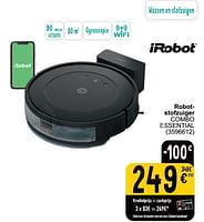 Promoties Irobot robotstofzuiger combo essential - iRobot - Geldig van 04/06/2024 tot 17/06/2024 bij Cora