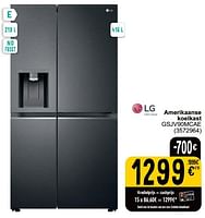 Promoties Lg amerikaanse koelkast gsjv90mcae - LG - Geldig van 04/06/2024 tot 17/06/2024 bij Cora