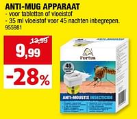 Promoties Anti-mug apparaat - Fortus - Geldig van 05/06/2024 tot 16/06/2024 bij Hubo