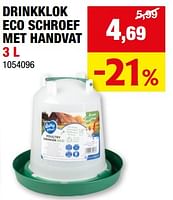 Promoties Drinkklok eco schroef met handvat - Duvo - Geldig van 05/06/2024 tot 16/06/2024 bij Hubo