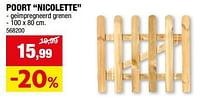 Promoties Poort nicolette - Cartri - Geldig van 05/06/2024 tot 16/06/2024 bij Hubo