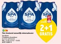 Promoties Niet-bruisend natuurlijk mineraalwater spa reine - Spa - Geldig van 06/06/2024 tot 12/06/2024 bij Delhaize