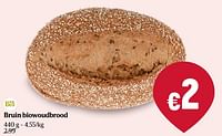 Promoties Bruin biowoudbrood - Huismerk - Delhaize - Geldig van 06/06/2024 tot 12/06/2024 bij Delhaize