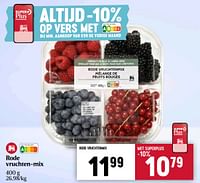 Promoties Rode vruchten-mix - Huismerk - Delhaize - Geldig van 06/06/2024 tot 12/06/2024 bij Delhaize