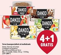 Promoties Verse kaasspecialiteit vanille, danio - Danone - Geldig van 06/06/2024 tot 12/06/2024 bij Delhaize