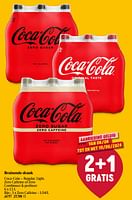 Promoties Bruisende drank coca-cola zero caffeine - Coca Cola - Geldig van 06/06/2024 tot 12/06/2024 bij Delhaize