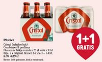 Promoties Pilsbier cristal original - Cristal - Geldig van 06/06/2024 tot 12/06/2024 bij Delhaize