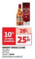 Promoties Whisky chivas 12 ans - Chivas Regal - Geldig van 04/06/2024 tot 16/06/2024 bij Auchan