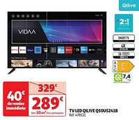 Promoties Tv led qilive q50us241b - Qilive - Geldig van 04/06/2024 tot 16/06/2024 bij Auchan
