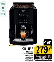 Promotions Krups machine à expresso espressomachine yy3074fd - Krups - Valide de 04/06/2024 à 17/06/2024 chez Cora