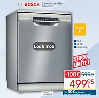Promotions Bosch lave-vaisselle sms4hti31e - Bosch - Valide de 01/06/2024 à 30/06/2024 chez Eldi