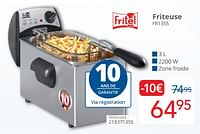 Promotions Fritel friteuse fr1355 - Fritel - Valide de 01/06/2024 à 30/06/2024 chez Eldi