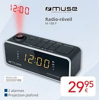 Promotions Muse radio-réveil m-188 p - Muse - Valide de 01/06/2024 à 30/06/2024 chez Eldi