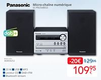 Promotions Panasonic micro-chaîne numérique sc-pm250begs - Panasonic - Valide de 01/06/2024 à 30/06/2024 chez Eldi