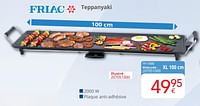 Promotions Friac teppanyaki xl tp-1000 - Friac - Valide de 01/06/2024 à 30/06/2024 chez Eldi