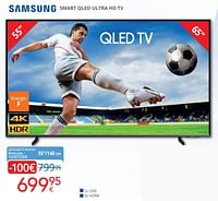 Promotions Samsung smart qled ultra hd tv 55``-139 cm qe55q67cauxxn - Samsung - Valide de 01/06/2024 à 30/06/2024 chez Eldi