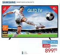 Promotions Samsung smart qled ultra hd tv 65``-165 cm qe65q67cauxxn - Samsung - Valide de 01/06/2024 à 30/06/2024 chez Eldi