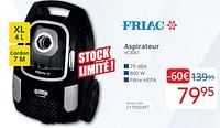 Promotions Friac aspirateur vc3061 - Friac - Valide de 01/06/2024 à 30/06/2024 chez Eldi