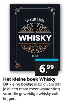 Promoties Het kleine boek whisky - Huismerk - Boekenvoordeel - Geldig van 08/06/2024 tot 16/06/2024 bij BoekenVoordeel