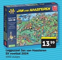 Promoties Legpuzzel jan van haasteren ek voetbal 2024 - Jumbo - Geldig van 08/06/2024 tot 16/06/2024 bij BoekenVoordeel