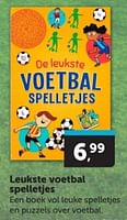 Promoties Leukste voetbal spelletjes - Huismerk - Boekenvoordeel - Geldig van 08/06/2024 tot 16/06/2024 bij BoekenVoordeel