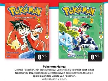 Promoties Pokémon manga - Huismerk - Boekenvoordeel - Geldig van 08/06/2024 tot 16/06/2024 bij BoekenVoordeel