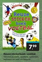 Promoties Reuze stickerboek voetbal - Huismerk - Boekenvoordeel - Geldig van 08/06/2024 tot 16/06/2024 bij BoekenVoordeel