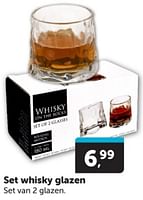 Promoties Set whisky glazen - Huismerk - Boekenvoordeel - Geldig van 08/06/2024 tot 16/06/2024 bij BoekenVoordeel