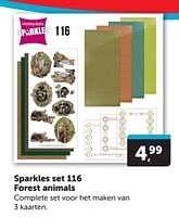 Promoties Sparkles set 116 forest animals - Huismerk - Boekenvoordeel - Geldig van 08/06/2024 tot 16/06/2024 bij BoekenVoordeel