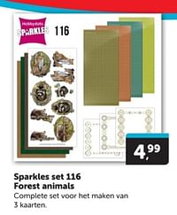 Sparkles set 116 forest animals-Huismerk - Boekenvoordeel