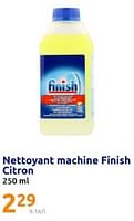 Promotions Nettoyant machine finish citron - Finish - Valide de 05/06/2024 à 11/06/2024 chez Action