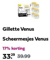 Promoties Gillette venus scheermesjes - Gillette - Geldig van 09/06/2024 tot 13/06/2024 bij Plein