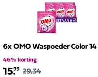 Promoties Omo waspoeder color - Omo - Geldig van 09/06/2024 tot 13/06/2024 bij Plein