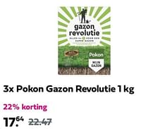 Promoties Pokon gazon revolutie - Pokon - Geldig van 09/06/2024 tot 13/06/2024 bij Plein