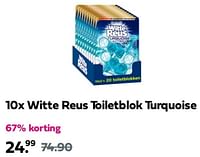 Promoties Witte reus toiletblok turquoise - Witte reus - Geldig van 09/06/2024 tot 13/06/2024 bij Plein