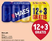Promotions Bière pils maes - Maes - Valide de 06/06/2024 à 12/06/2024 chez Delhaize