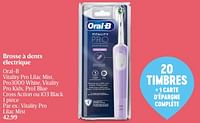 Promotions Brosse à dents électrique oral-b vitality pro lilac mist - Oral-B - Valide de 06/06/2024 à 12/06/2024 chez Delhaize