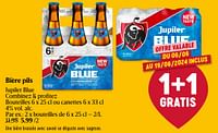Promotions Bière pils jupiler blue - Jupiler - Valide de 06/06/2024 à 12/06/2024 chez Delhaize