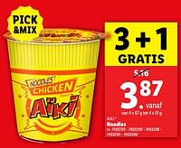 Promoties Noodles - Aiki - Geldig van 12/06/2024 tot 18/06/2024 bij Lidl