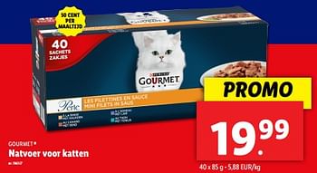 Promoties Natvoer voor katten - Purina - Geldig van 12/06/2024 tot 18/06/2024 bij Lidl